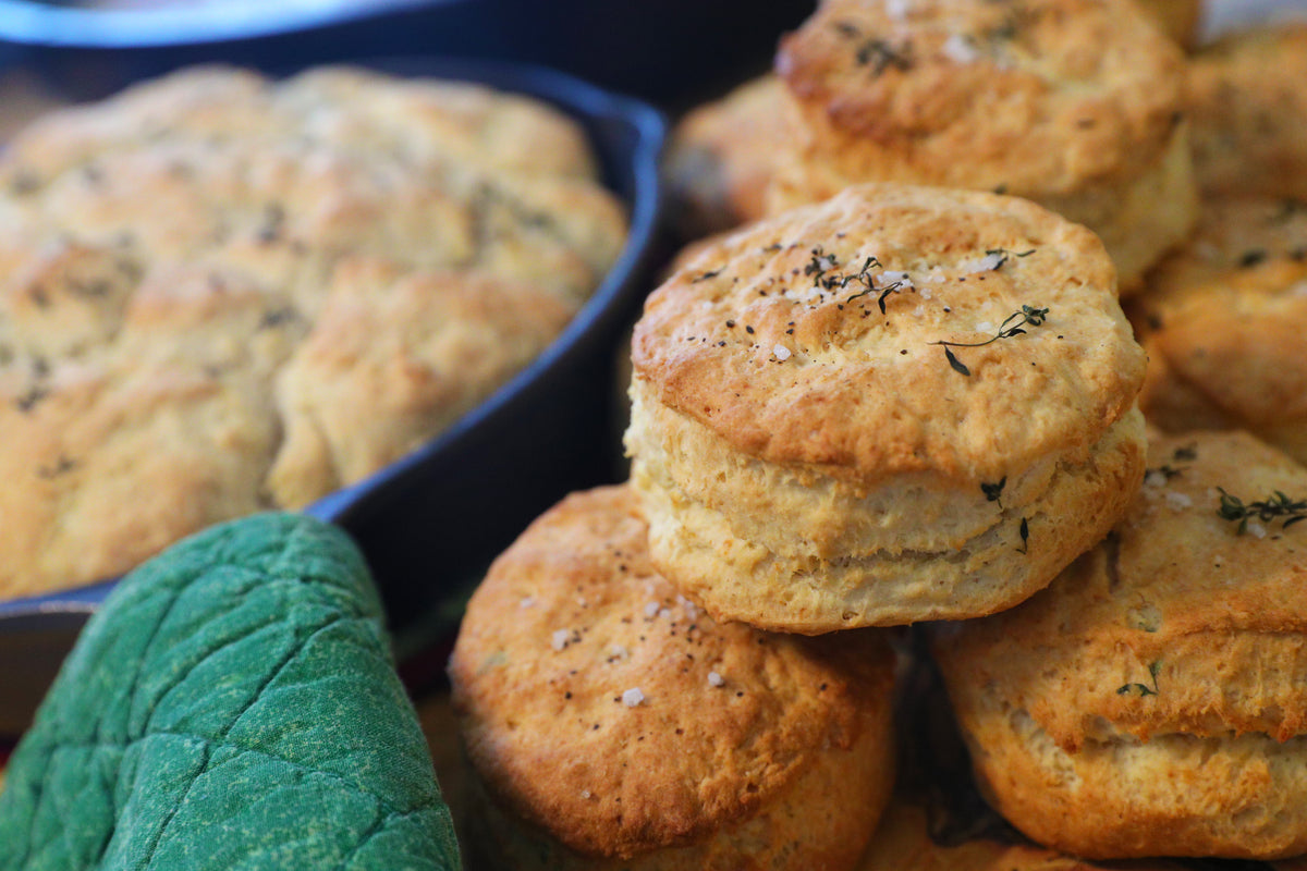 BUTTERMILK BISCUITS with FRESH THYME