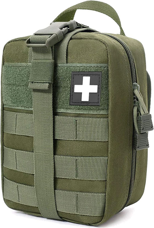 COLLINSMED 200 PIECE - 1000D Molle Ifak Pouch Rip Away, Tactical Tear Away Medical Pouch Empty, Military First Aid Pouch Bag