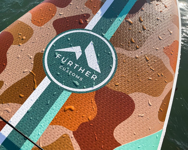 Further Customs 110 Tamarack Sage Inflatable Paddle Board