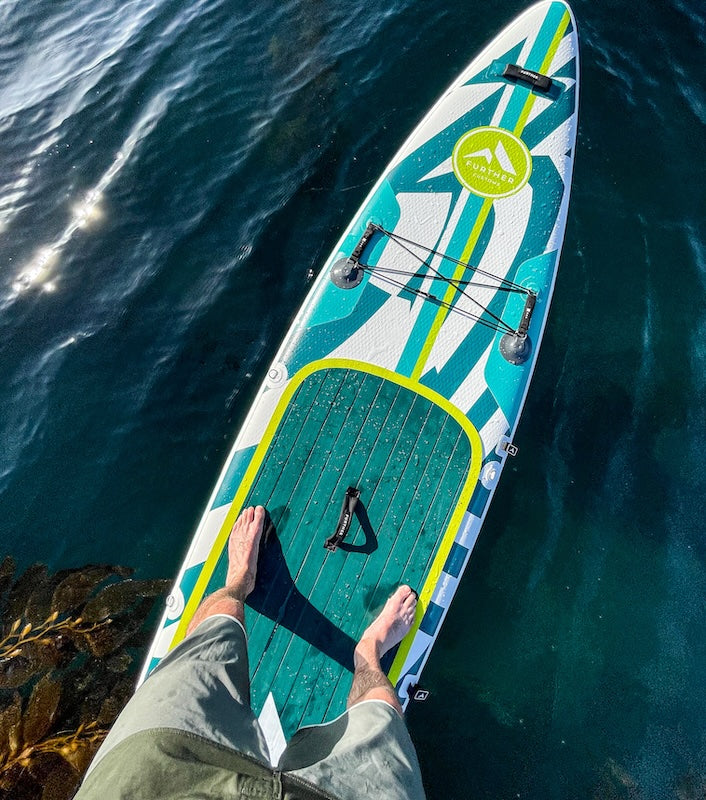 Further Customs 113 Podium Turquoise Inflatable Paddle Board