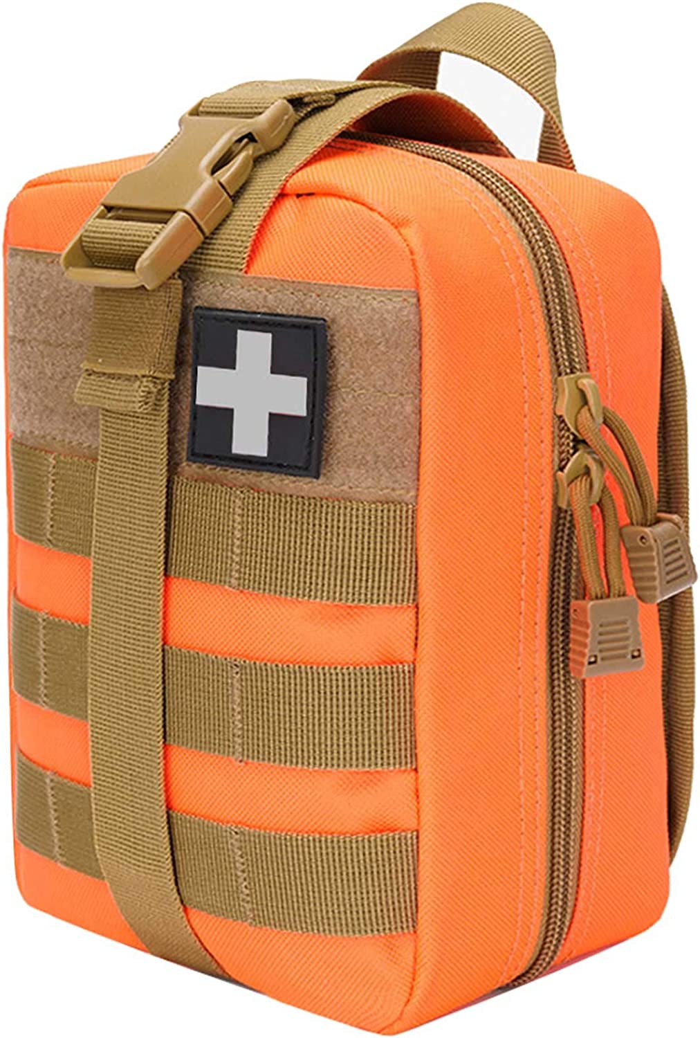 COLLINSMED 1000D Molle Ifak Pouch Rip Away, Tactical Tear Away Medical Pouch Empty, Military First Aid Pouch Bag