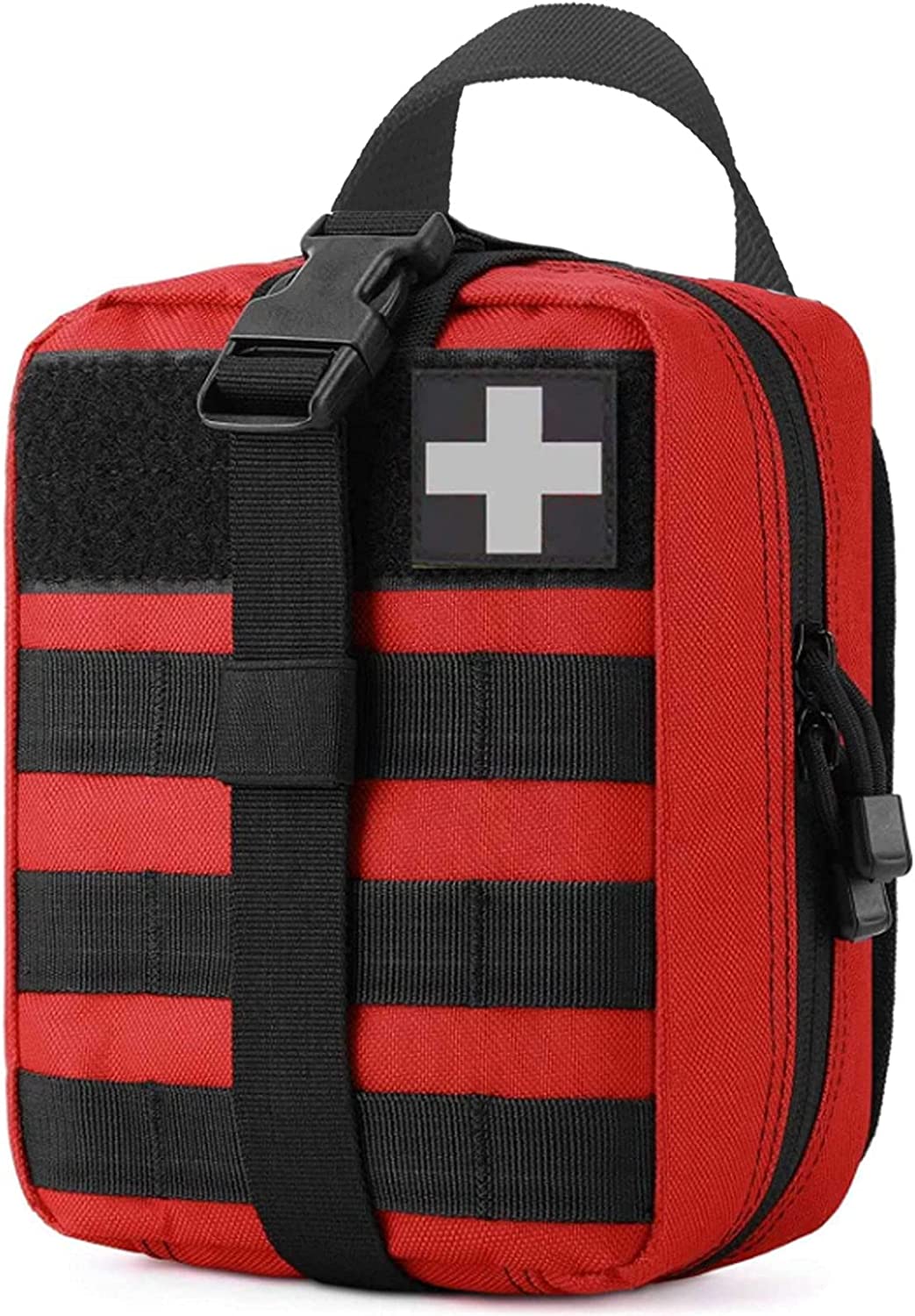COLLINSMED 1000D Molle Ifak Pouch Rip Away, Tactical Tear Away Medical Pouch Empty, Military First Aid Pouch Bag