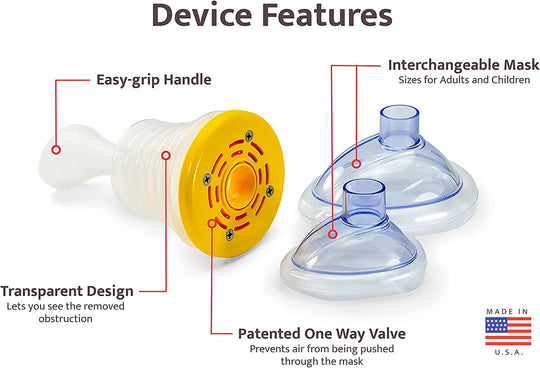 COLLINSMED LifeVac Choking Rescue Device Home Kit for Adult and Children First Aid Kit