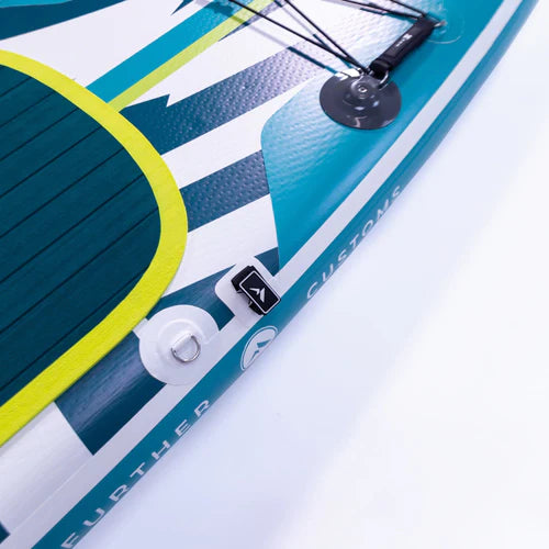Further Customs 113 Podium Turquoise Inflatable Paddle Board
