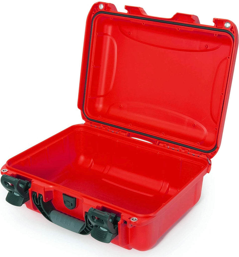 Nanuk 910 Waterproof First Aid Prepper Survival Gear Dust and Impact Resistant Case - Empty - Red, 910-FSA9